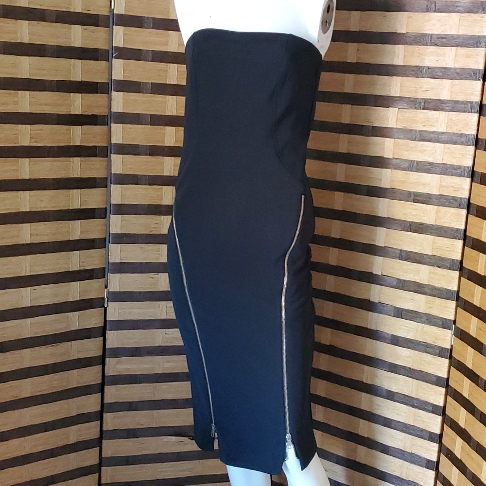 Sans Souci strapless zipper dress